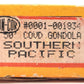 Con-Cor 0001-001834 N Scale Southern Pacific Covered Gondola #329116 LN/Box