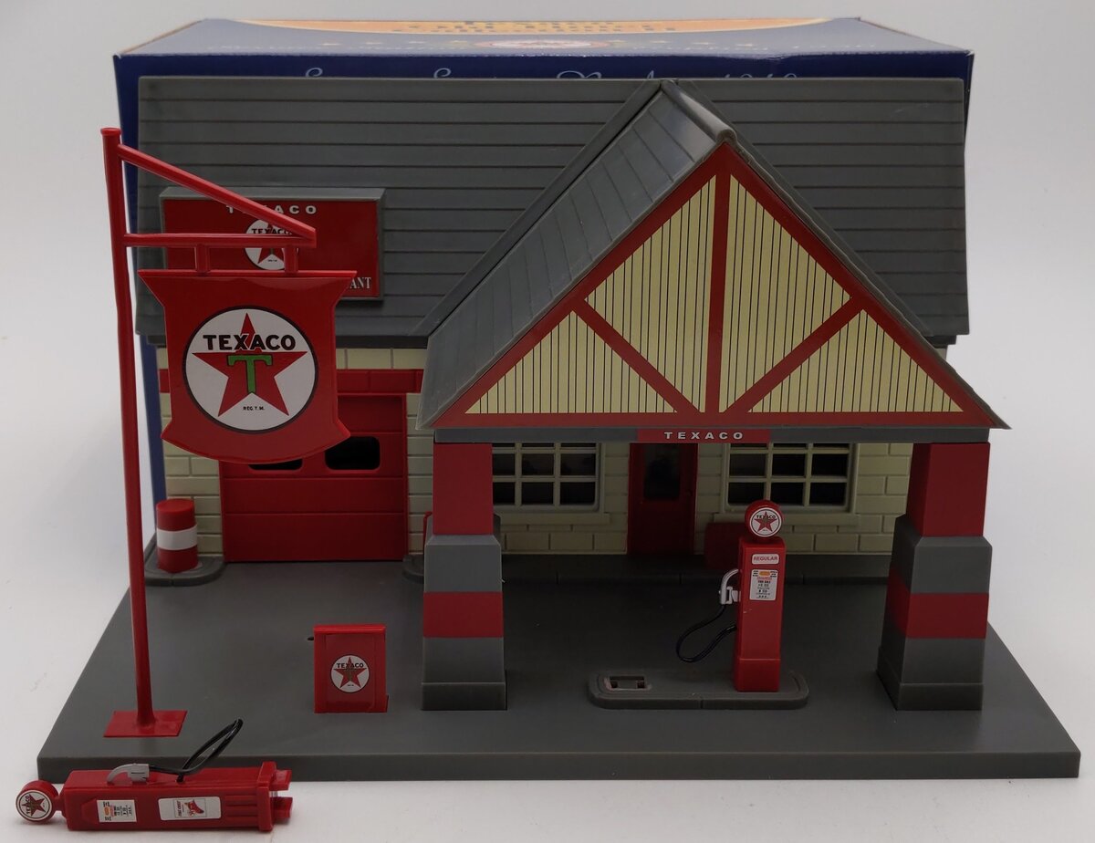 K-Line K40731 O Gauge Built-Up Texaco 1940 Service Station Assembled EX/Box