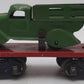 Marx 562 Vintage O Gauge  Flatcar w/ Green Dump Truck VG
