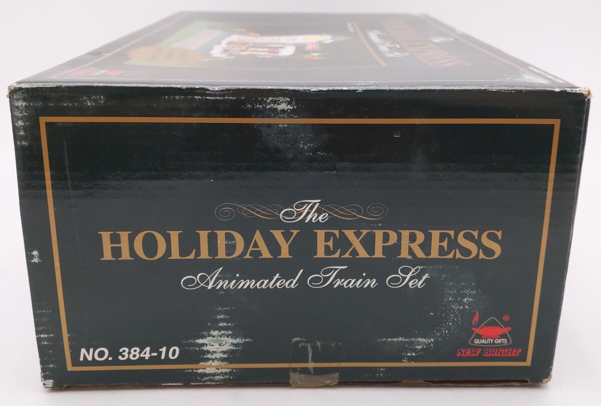 New Bright 384-10 G Scale Musical Holiday Express Train Station EX/Box