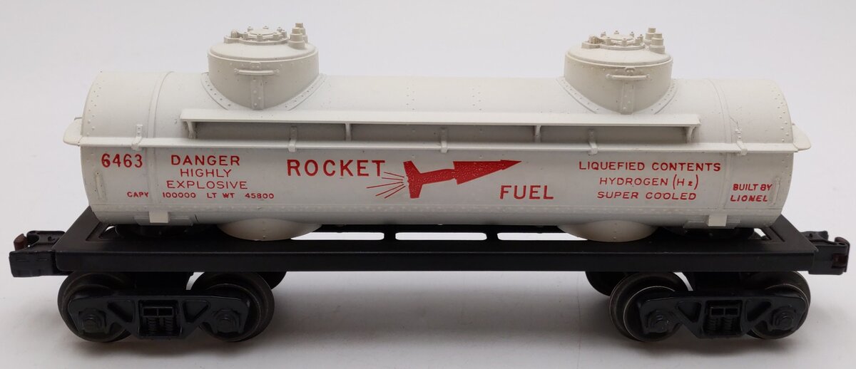Lionel 6463 Vintage O Rocket Fuel Double Dome Tank Car VG/Box
