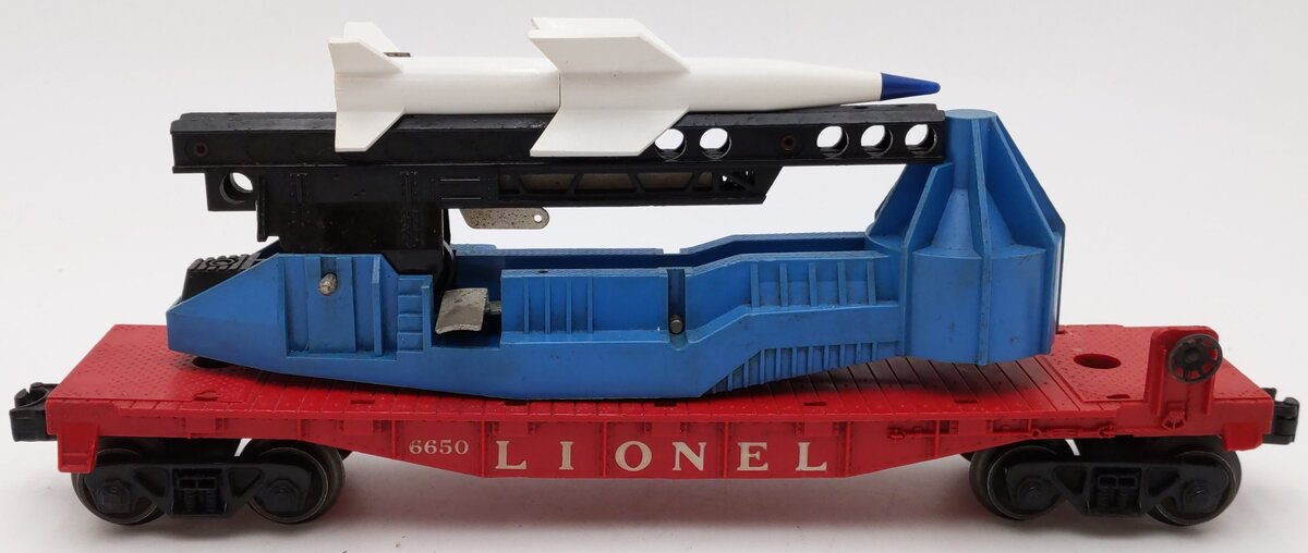Lionel 6650 Vintage O IRBM Rocket Launcher VG