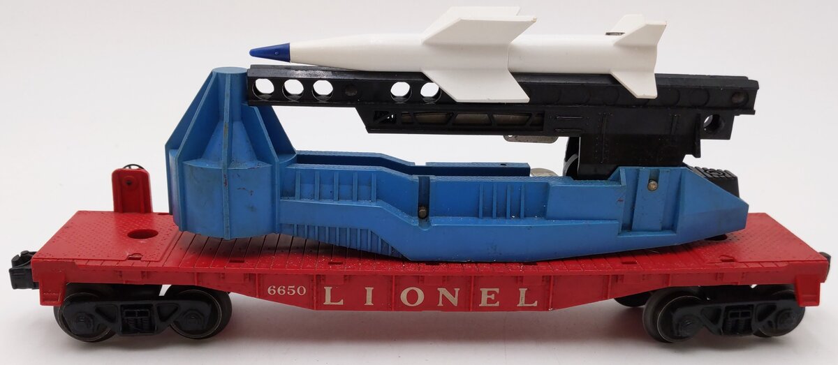 Lionel 6650 Vintage O IRBM Rocket Launcher VG