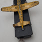 Marx O Gauge Vintage Litho Flat Car w/Airplane VG