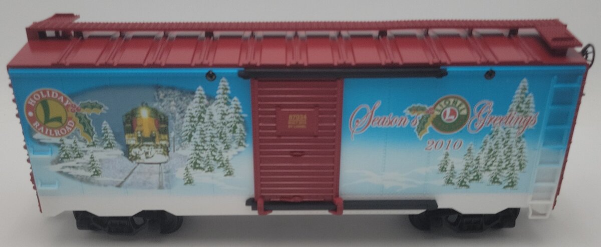 Lionel 8-87034 G Scale 2010 Holiday Boxcar EX/Box