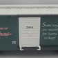 Lionel 8-87025 G Scale 2004 Christmas Boxcar EX/Box