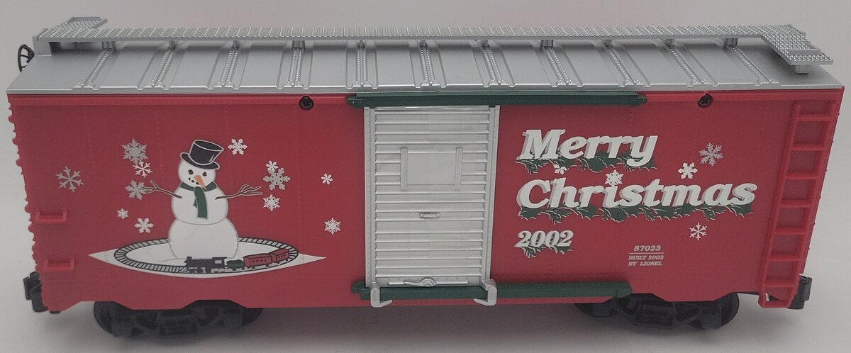 Lionel 8-87023 G Scale Merry Christmas 2002 Boxcar EX/Box