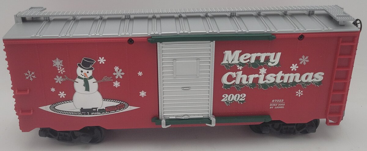 Lionel 8-87023 G Scale Merry Christmas 2002 Boxcar EX/Box