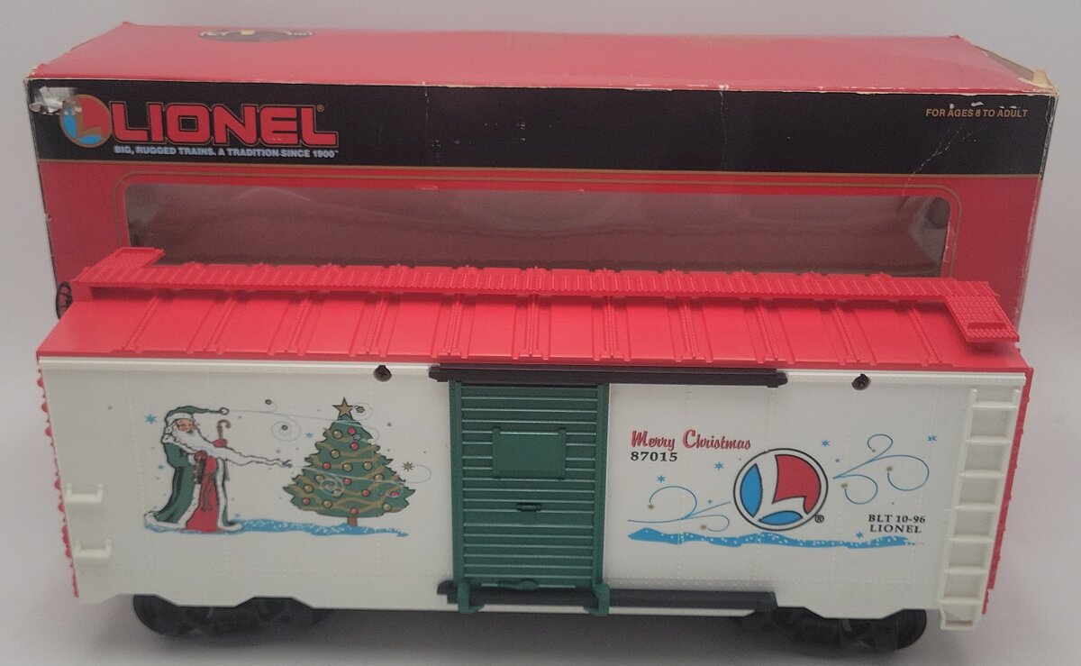 Lionel 8-87015 G Scale 1996 Christmas Boxcar EX/Box