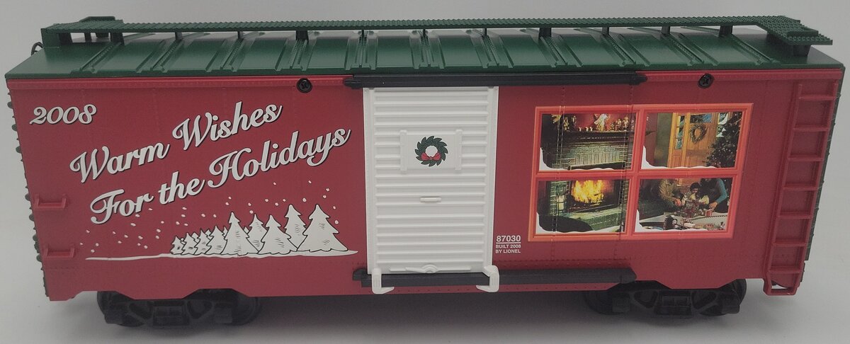 Lionel 8-87030 G Scale 2008 Christmas Boxcar EX/Box