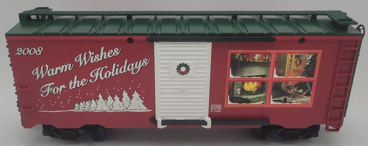 Lionel 8-87030 G Scale 2008 Christmas Boxcar EX/Box