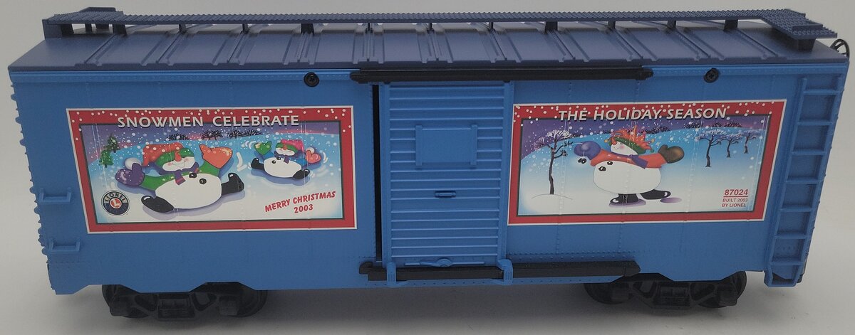Lionel 8-87024 G Scale 2003 Christmas Boxcar EX/Box