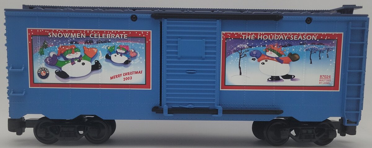 Lionel 8-87024 G Scale 2003 Christmas Boxcar EX/Box