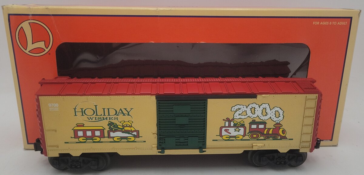 Lionel 6-26272 O Gauge 2000 Christmas Boxcar #9700 EX/Box