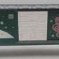 Lionel 6-19998 O Gauge 2001 Christmas "Season Greetings" Boxcar EX/Box