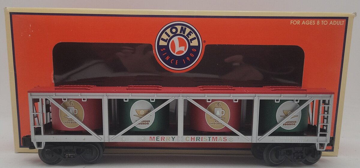 Lionel 6-19491 O Gauge Christmas Vat Car EX/Box