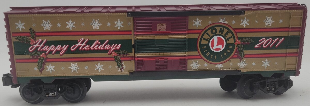 Lionel 6-29975 O Gauge 2011 Holiday Boxcar EX/Box