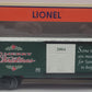 Lionel 6-36275 O Gauge 2004 Christmas Boxcar EX/Box