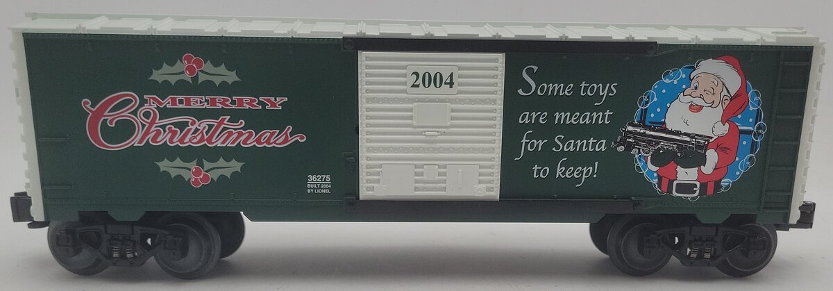 Lionel 6-36275 O Gauge 2004 Christmas Boxcar EX/Box