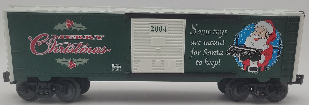 Lionel 6-36275 O Gauge 2004 Christmas Boxcar EX/Box