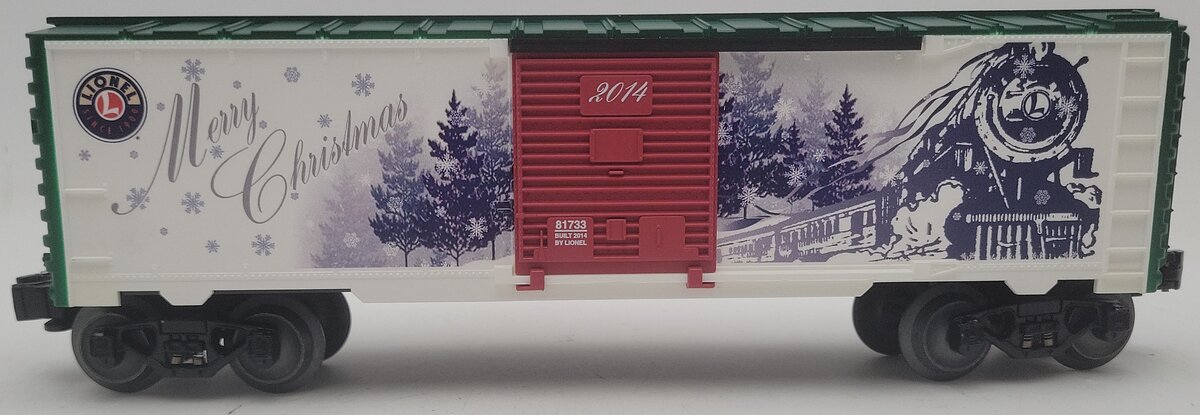 Lionel 6-81733 O Gauge Christmas 2014 Boxcar EX/Box