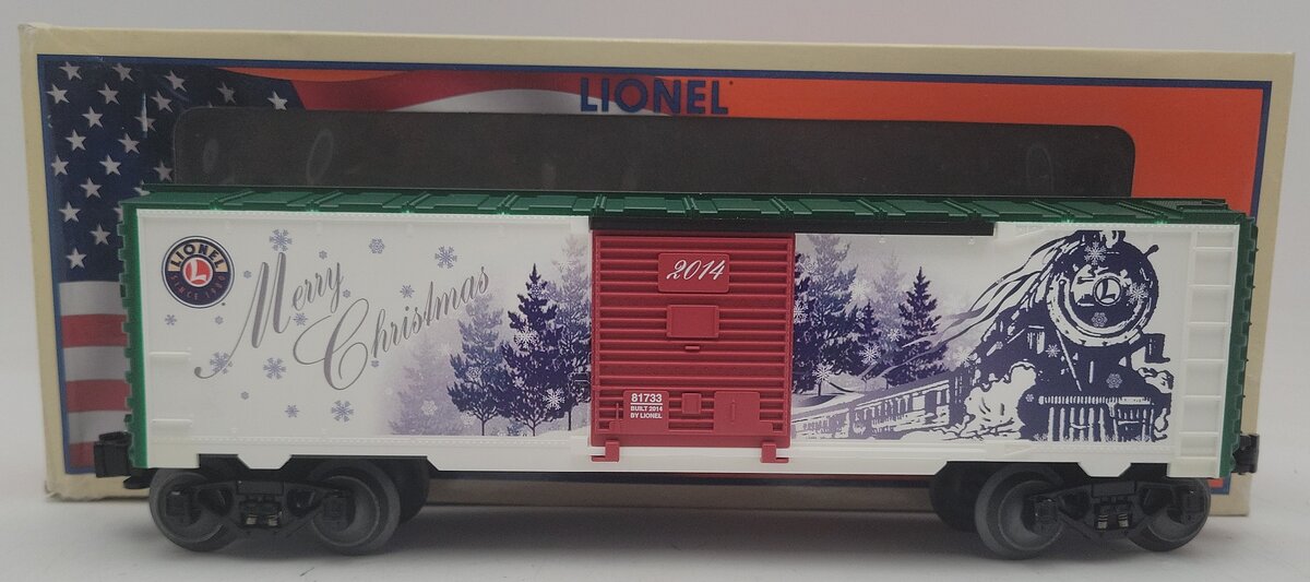 Lionel 6-81733 O Gauge Christmas 2014 Boxcar EX/Box