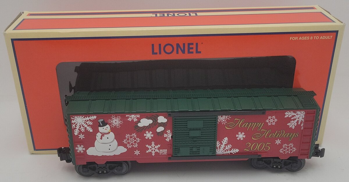 Lionel 6-36296 O Gauge 2005 Christmas Boxcar EX/Box