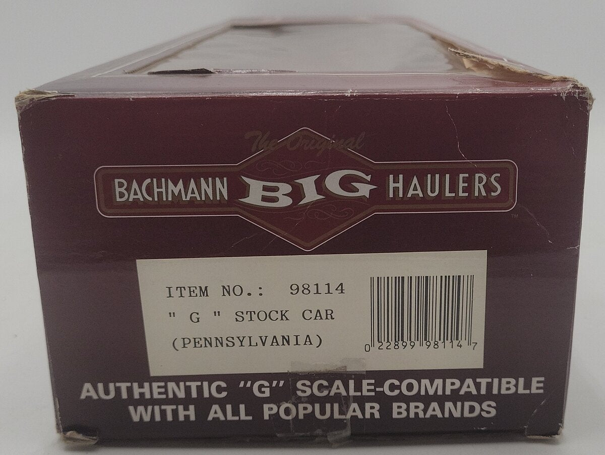Bachmann 98114 G Scale Pennsylvania Stock Car #642 EX/Box