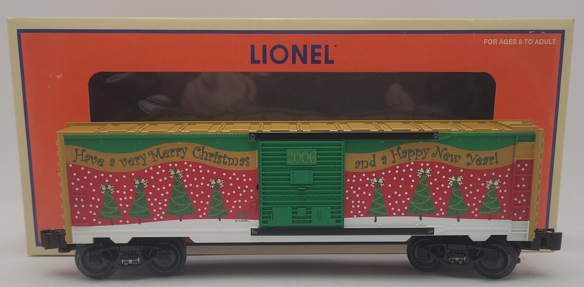 Lionel 6-25008 O Gauge 2006 Christmas Boxcar LN/Box