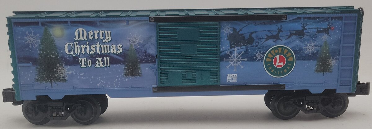 Lionel 6-25033 O Gauge 2007 Christmas Boxcar EX/Box