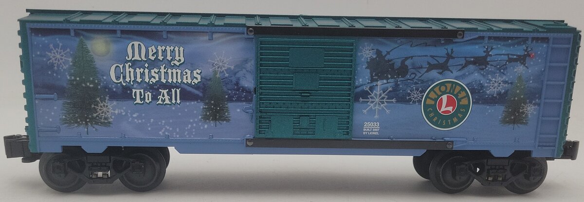 Lionel 6-25033 O Gauge 2007 Christmas Boxcar EX/Box