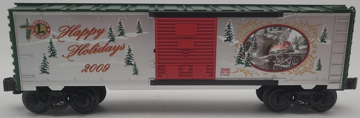 Lionel 6-25066 O Gauge 2009 "Happy Holidays" Christmas Boxcar EX/Box