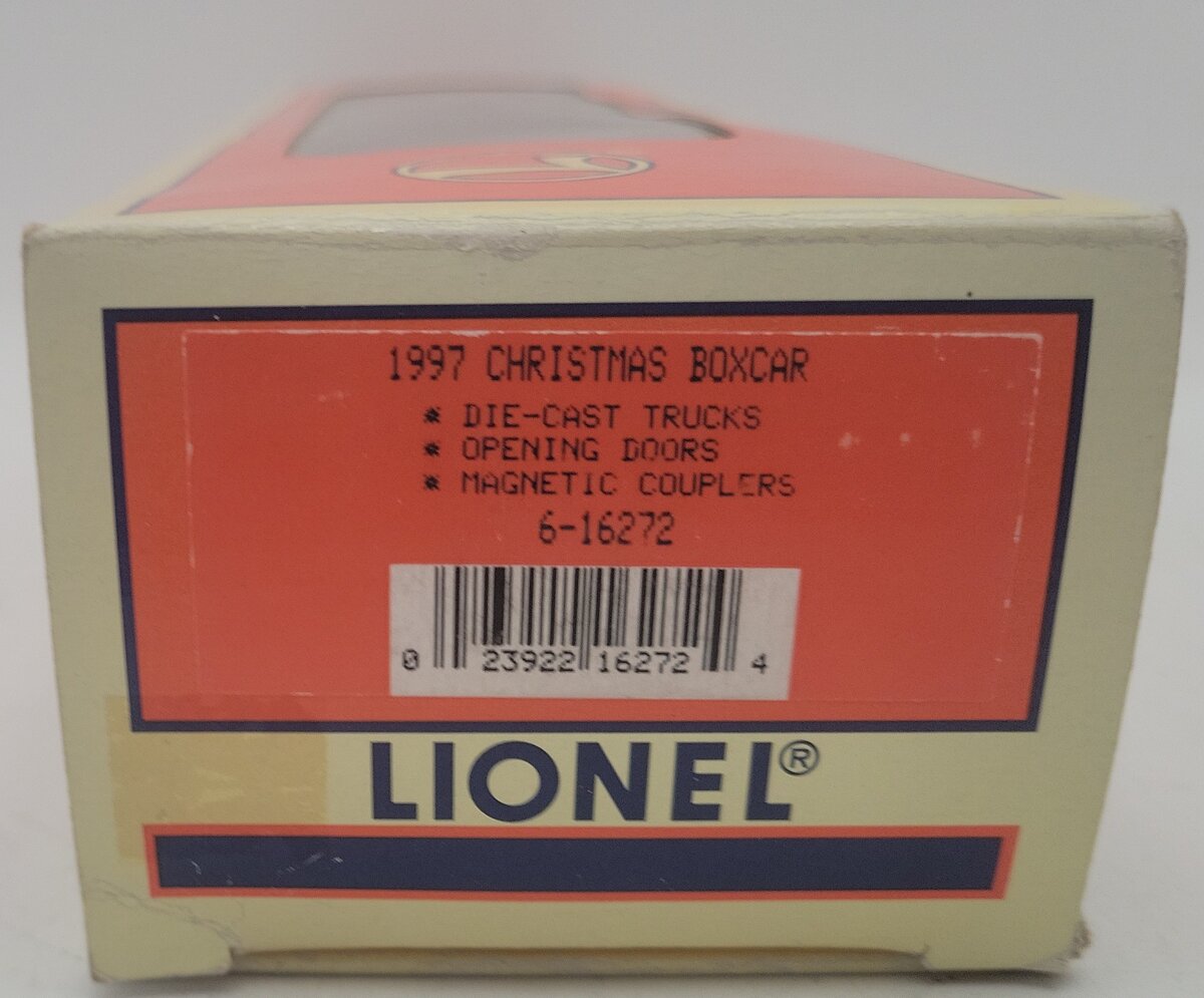 Lionel 6-16272 O Gauge Christmas 1997 Boxcar #9700 LN/Box
