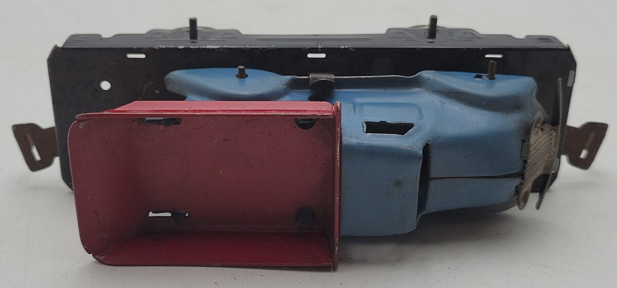 Marx O Gauge Litho Flat Car w/Dump Truck VG