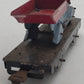 Marx O Gauge Litho Flat Car w/Dump Truck VG