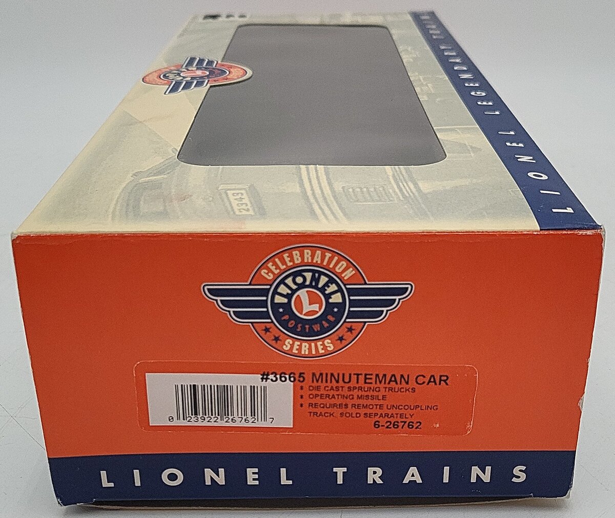 Lionel 6-26762 O Gauge PWC Operating Minuteman Missile Car EX/Box