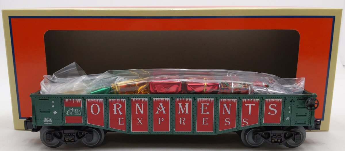Lionel 6-26612 O Gauge Christmas Gifts Gondola LN/Box
