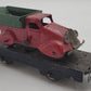 Marx 562 Prewar Marx 562 Vintage O Gauge Flatcar with Red & Green Dump Truck VG