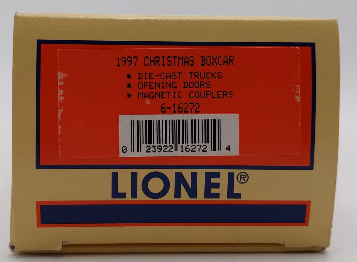 Lionel 6-16272 O Gauge Christmas 1997 Boxcar #9700 LN/Box