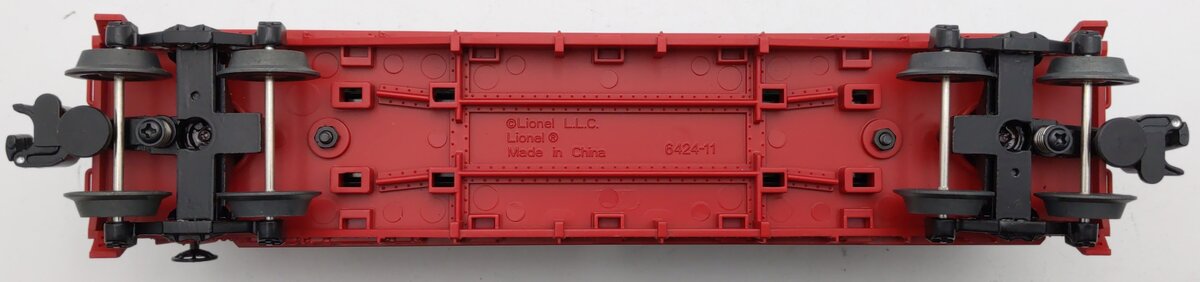 Lionel 6-39477 O Gauge Christmas Flatcar w/Reindeer Trailers LN/Box