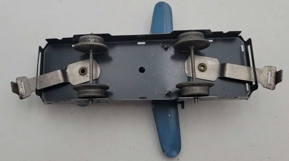 Marx O Gauge Vintage Litho Flat Car w/Airplane VG