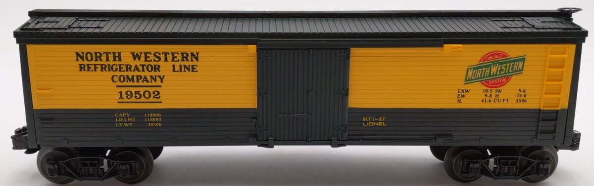 Lionel 6-19502 O Gauge Chicago North Western Woodside Reefer EX/Box