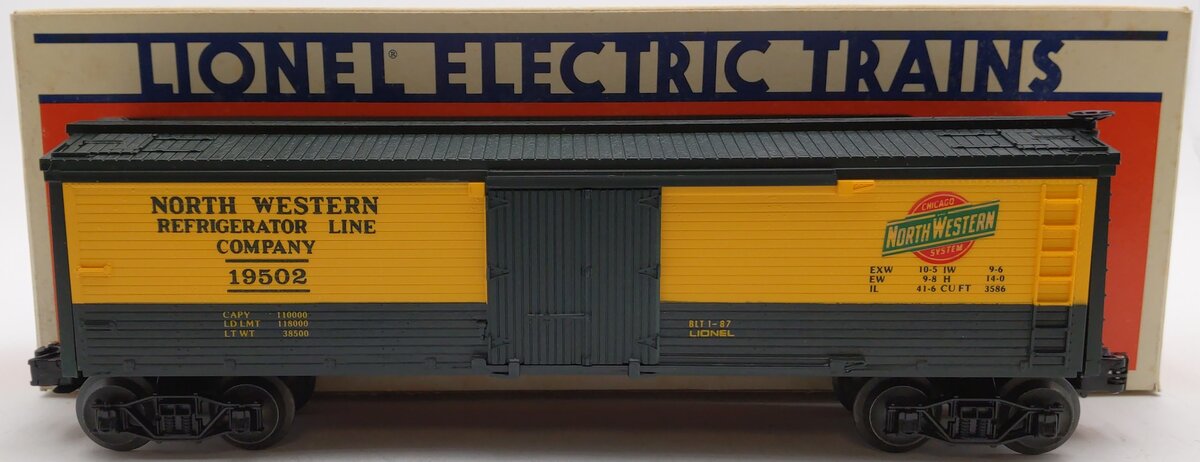 Lionel 6-19502 O Gauge Chicago North Western Woodside Reefer EX/Box