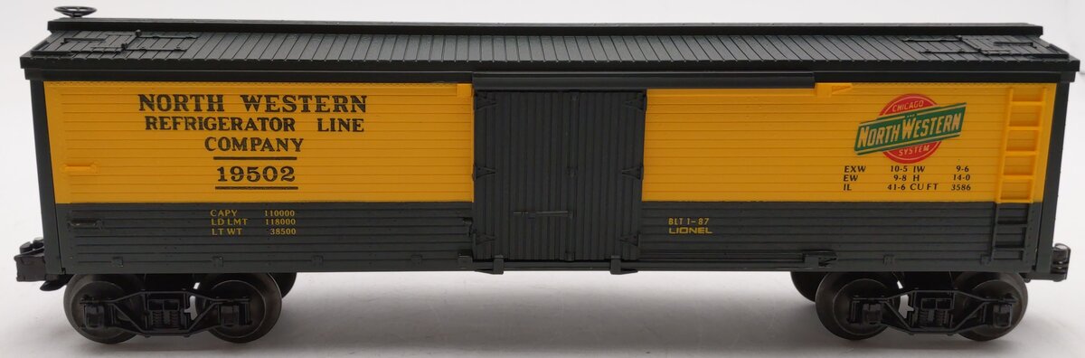 Lionel 6-19502 O Gauge Chicago North Western Woodside Reefer EX/Box