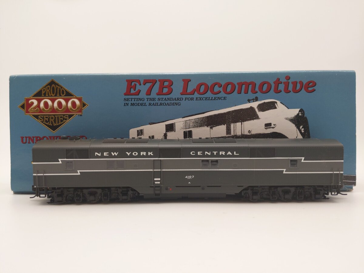 Proto 2000 21067 HO Scale New York Central E7B Non-Powered B-Unit #4107 EX/Box