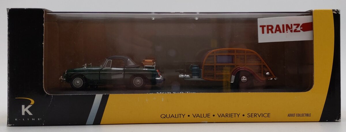K-Line K-94455 1:43 Scale MGB Soft Top w/ Slumber Coach EX/Box