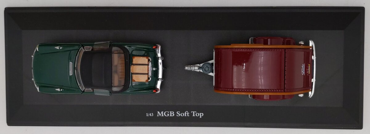 K-Line K-94455 1:43 Scale MGB Soft Top w/ Slumber Coach EX/Box