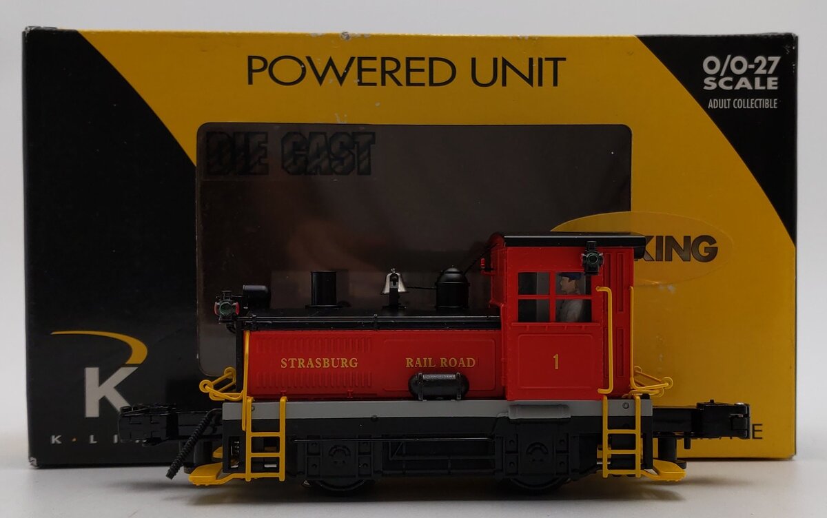 K-Line K2630-20 O Gauge Strasburg RR Plymouth Diecast Switcher #1 EX/Box