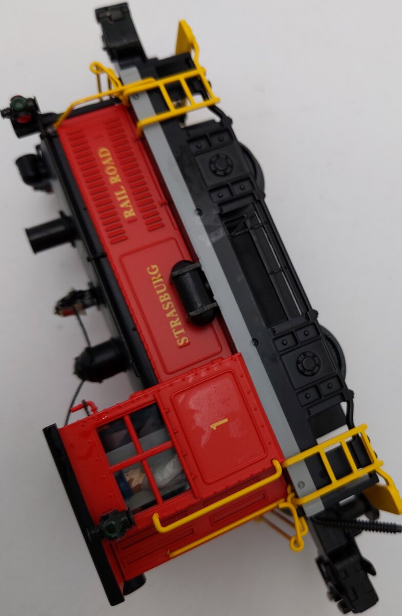 K-Line K2630-20 O Gauge Strasburg RR Plymouth Diecast Switcher #1 EX/Box