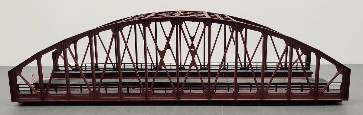 MTH 40-1109 O Gauge 2-Track Steel Arch Bridge